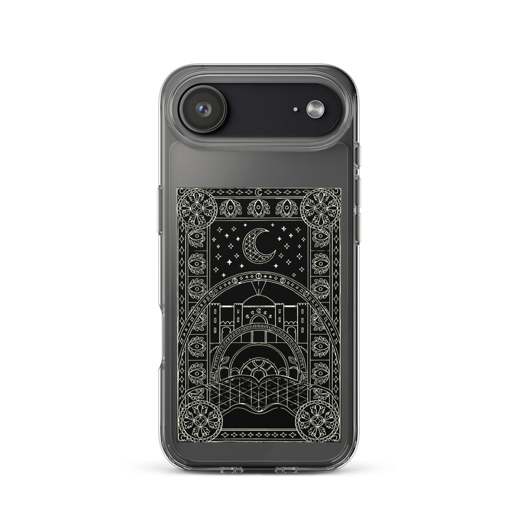 Scheherazade Clear Phone Case- Black