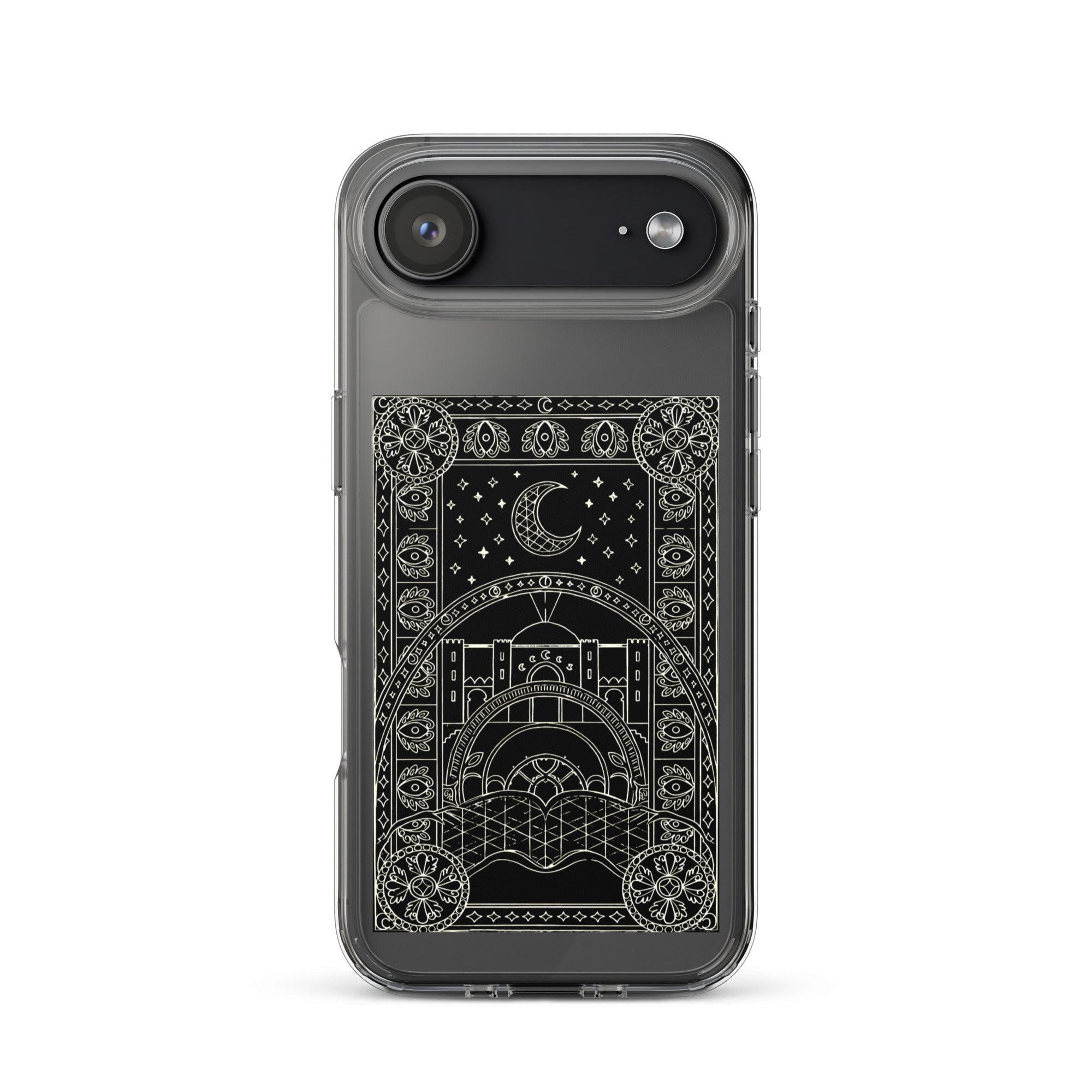 Scheherazade Clear Phone Case- Black
