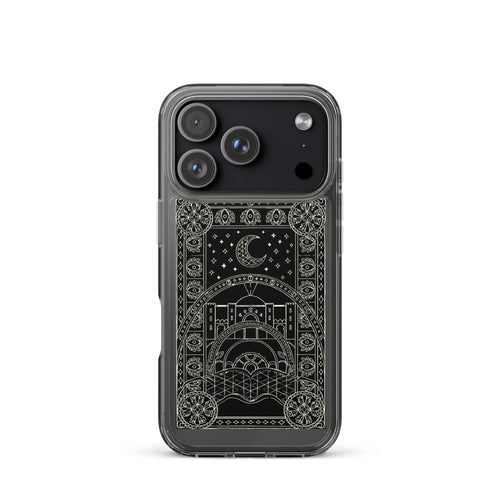 Scheherazade Clear Phone Case- Black