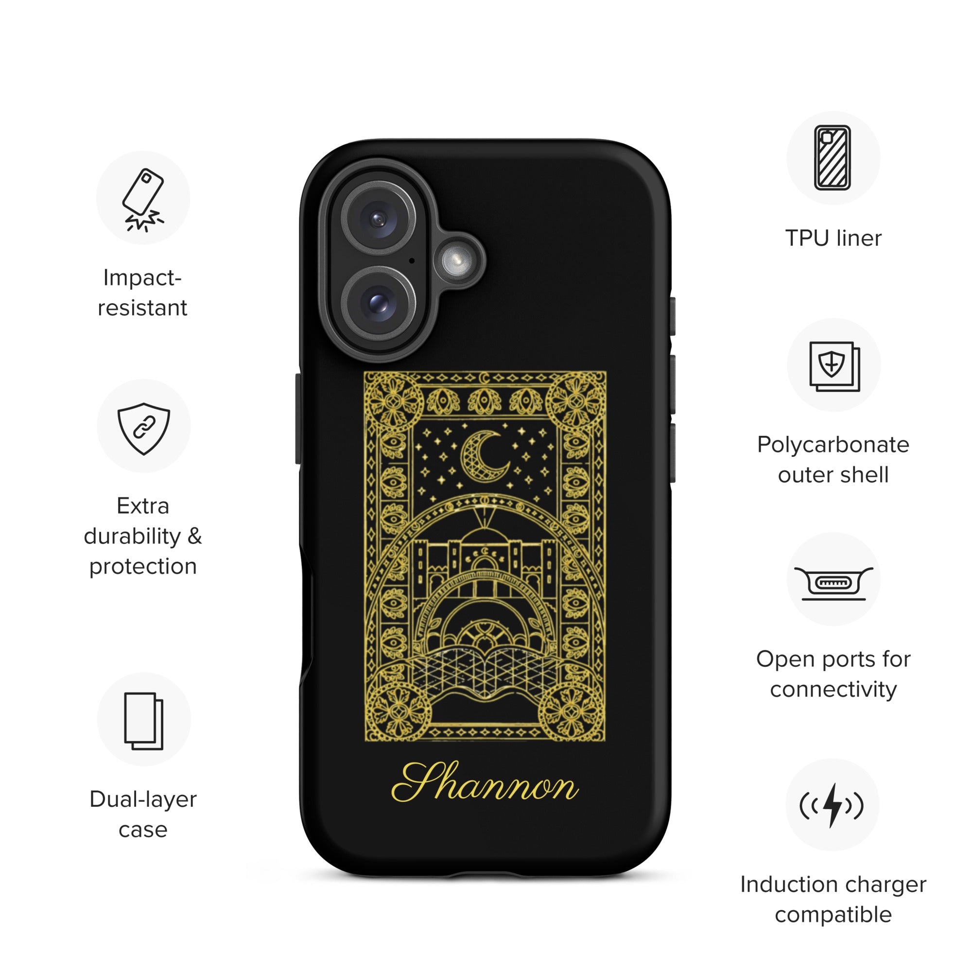 Scheherazade Phone Case- Black